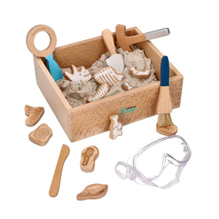 Dinozauri-  sensorais arheologa rotaļu komplekts ar kinētiskajām smiltīm