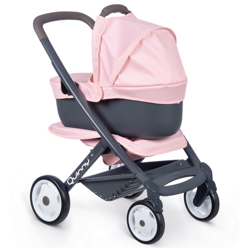 maxi cosi pink stroller Pink 3 in 1 doll stroller with bassinet and seat, Maxi Cosi Quinny – meKID