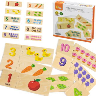 Learn to count - Wooden puzzle