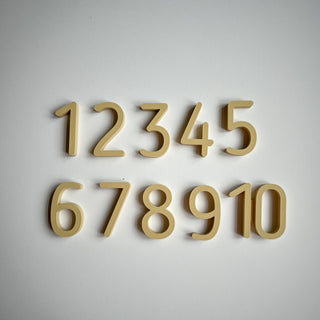 Cipari bērniem 1-10 matemātikas apguvei, eko sensorie cipari