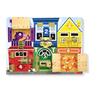 Wooden latches motor activity board, Melissa & Doug