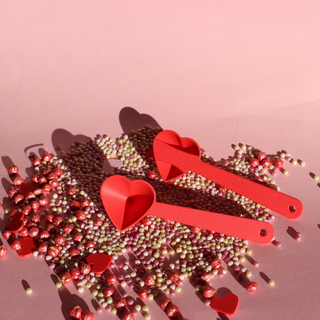 Sirsniņu karotes- eko karotes sensorajām rotaļām, 2 gab ar tiltiņu un bez