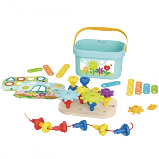 Rainbow Peg construction, stacking and lacing set