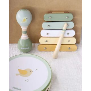 Wooden musical instrument set - birds