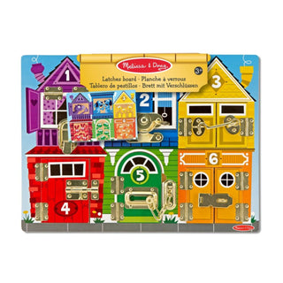 Wooden latches motor activity board, Melissa & Doug