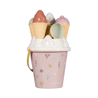 Little Dutch Ice Cream Beach Set with cup cakes ´Ocean Dreams Pink´