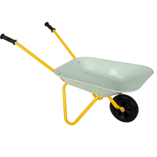 Metal garden wheelbarrow for kids