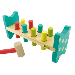 Large colorful hammering game