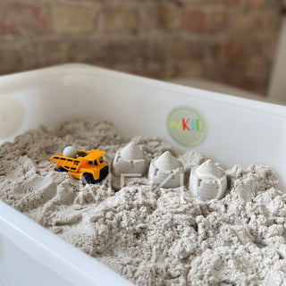 Kinetic sand set- 3 x kinetic sand in natural color, 3 kg