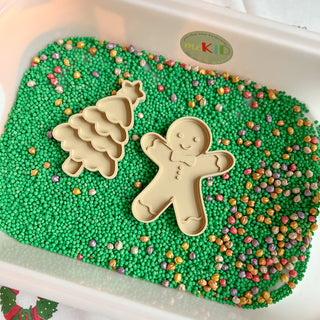 Eko sensoro rotaļu komplekts Ziemassvētki- kombinē pats, dažādas krāsas