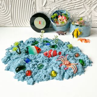 Under the sea- Kinetic sand fish sensory jar