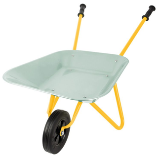 Metal garden wheelbarrow for kids
