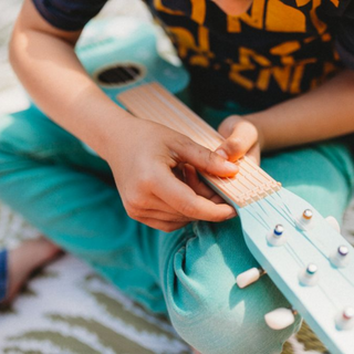 Children's wooden guitar Animals