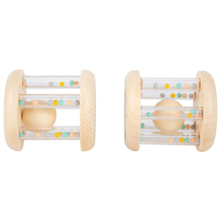 Baby wooden rattles set Pastel