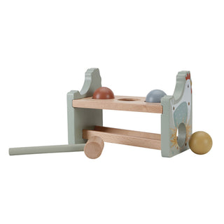 Little Dutch pounding bench with rolling balls ´Little Farm´ FSC