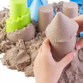 Kinetic sand set- 3 x kinetic sand in natural color, 3 kg