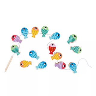 4 in 1 fish game - fishing, threading, stacking, balancing