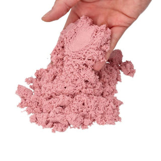 Colorful kinetic sand set-  kinetic sand in pastel pink, blue and green colors, 3 kg