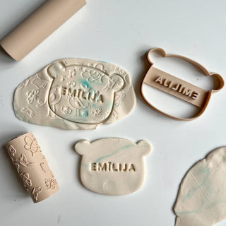 Lācītis - personalizēta plastalīna formiņa ar bērna vārdu