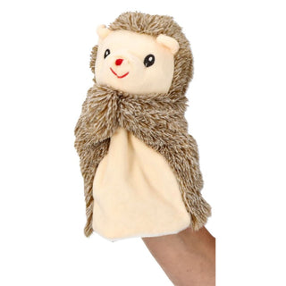 Forest animals hand puppets, squirrel, rabbit and hedgehog, 1 pcs, Goki