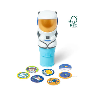 Astronauts Radošā uzlīmju aktivitāšu grāmata ar stampiņu un 300 uzlīmēm - Sticker WOW!® Acitivty Pad Astronaut, Melissa & Doug
