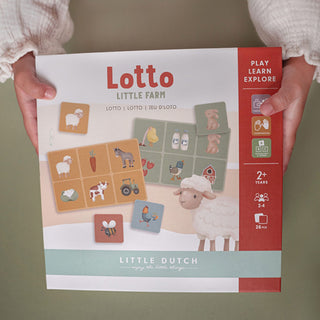 Picture lotto game for children Little Farm, Little Dutch