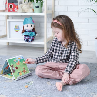 Magnetic puzzle book Forest animals