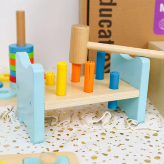 Attīstošo rotaļlietu komplekts 13-18 mēneši, Montessori rotaļlietu komplekts
