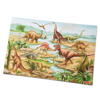 Dinosaur floor puzzle, 48 pieces, extra large 90 x 60 cm, Melissa & Doug