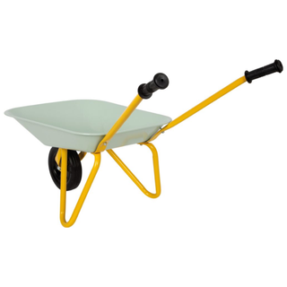 Metal garden wheelbarrow for kids