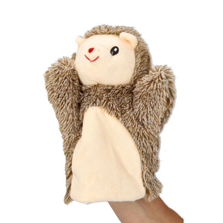 Forest animals hand puppets, squirrel, rabbit and hedgehog, 1 pcs, Goki