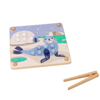 Catch & match wooden mosaic Polar Animals