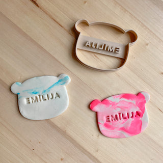 Lācītis - personalizēta plastalīna formiņa ar bērna vārdu