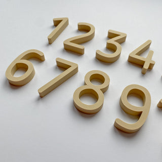 Cipari bērniem 1-10 matemātikas apguvei, eko sensorie cipari