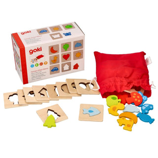 Find a pair - wooden matching game