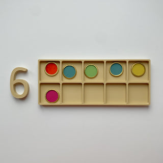 Desmita skaitīšanas rāmis 10 frame matemātikas apguvei