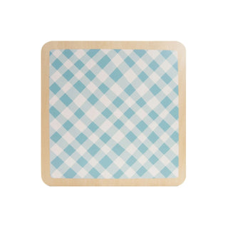 Sliced vegetable wooden puzzle with velcro