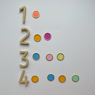 Cipari bērniem 1-10 matemātikas apguvei, eko sensorie cipari