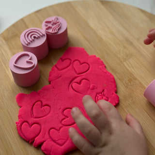 Vienradži - eko stampiņu komplekts plastilīna veidošanai Unicorn zīmodziņi, 4 gab