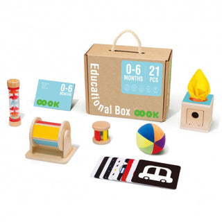 Educational toy set 0-6 months, Montessori toy set