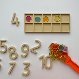 Desmita skaitīšanas rāmis 10 frame matemātikas apguvei