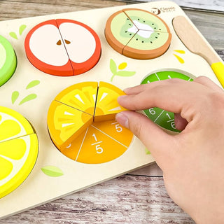 Fruity Fractions wooden puzzle