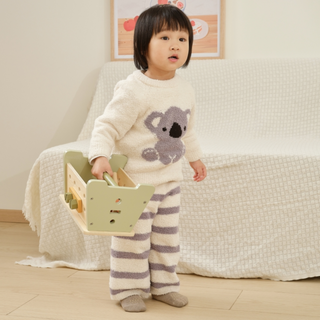 Wooden kids workbench-toolbox with tools  2 in 1, 30 pcs