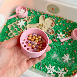 Eko sensoro rotaļu komplekts Ziemassvētki- kombinē pats, dažādas krāsas