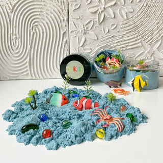 Under the sea- Kinetic sand fish sensory jar