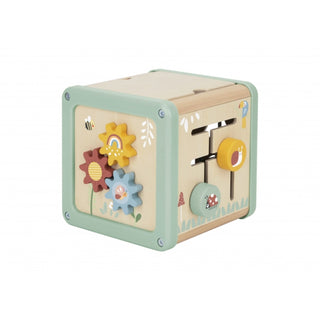 Motor activity play cube in pastel shades