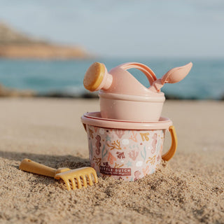 Little Dutch smilšu rotaļlietu komplekts ar lejkannu Ocean Dreams Pink
