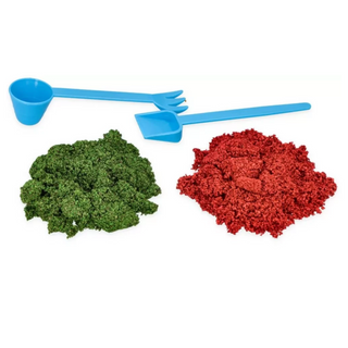 Cork Foam korķa sensorā materiāla komplekts, 4 krāsas ar 2 x piederumiem, 100% dabīgs korķa rotaļu materiāls 4 x 20g