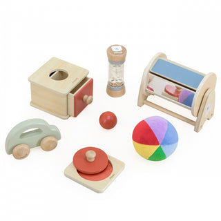 Attīstošo rotaļlietu komplekts mazuļiem 6-12 mēneši, 6in1, Grow With Me Box