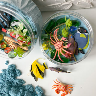 Under the sea- Kinetic sand fish sensory jar